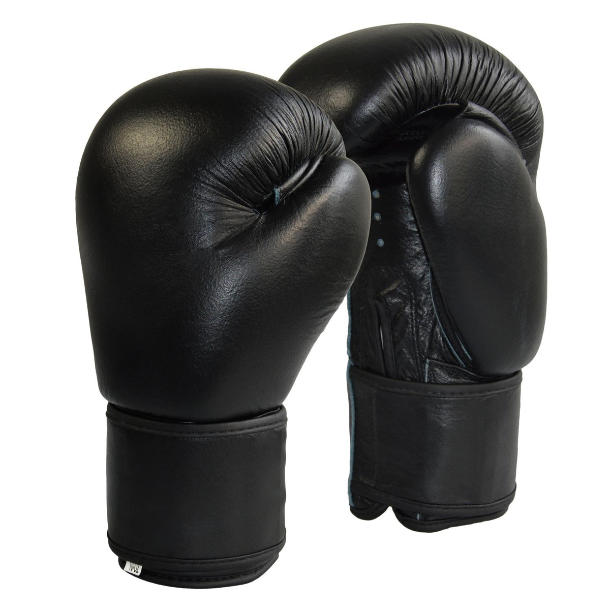 Boxhandschuhe PROFI schwarz - Echtleder - mit Klettverschluss - 8 bis 16 oz
