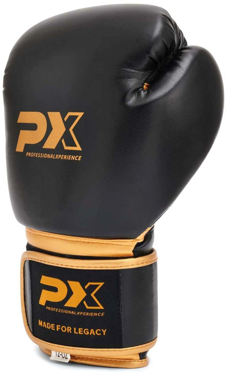 Boxhandschuhe LEGACY schwarz-gold - Kunstleder - 8 bis 16 oz