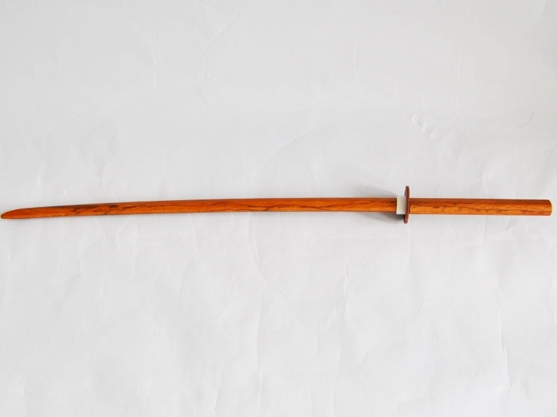 Bokken Holzschwert 100 cm - Katana aus Roteiche inkl. Tsuba - Geöltes Holz