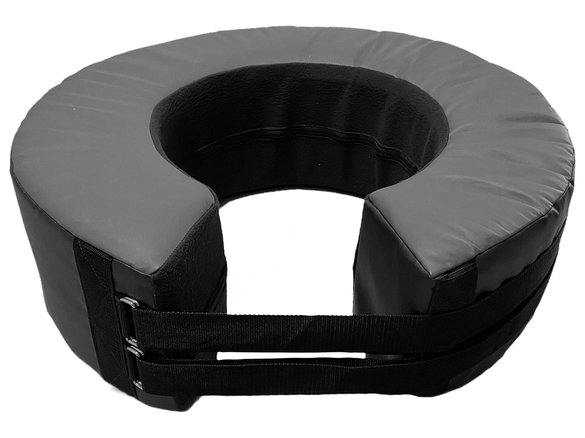 PX Boxsack-Ring, schwarz-grau, Erweiterung für Boxsäcke, Uppercuts, Knietechniken