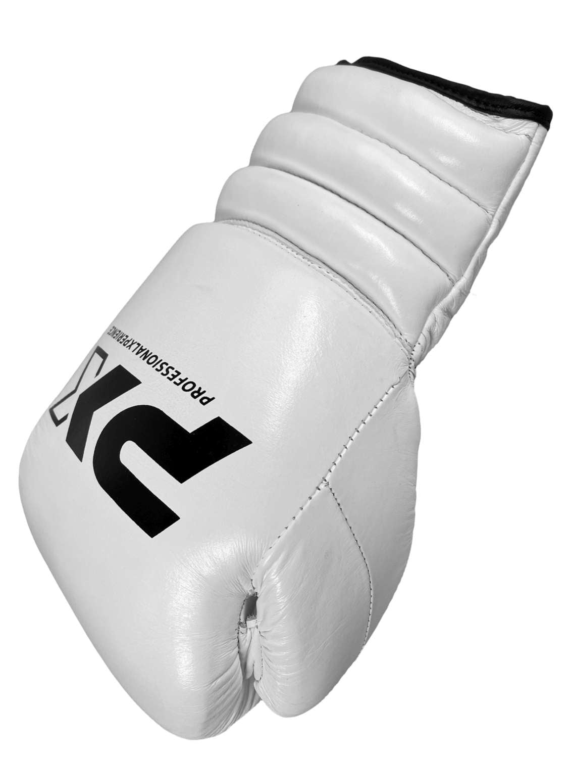 Boxhandschuhe Wettkampf weiß - Echtleder - 10 bis 16 oz