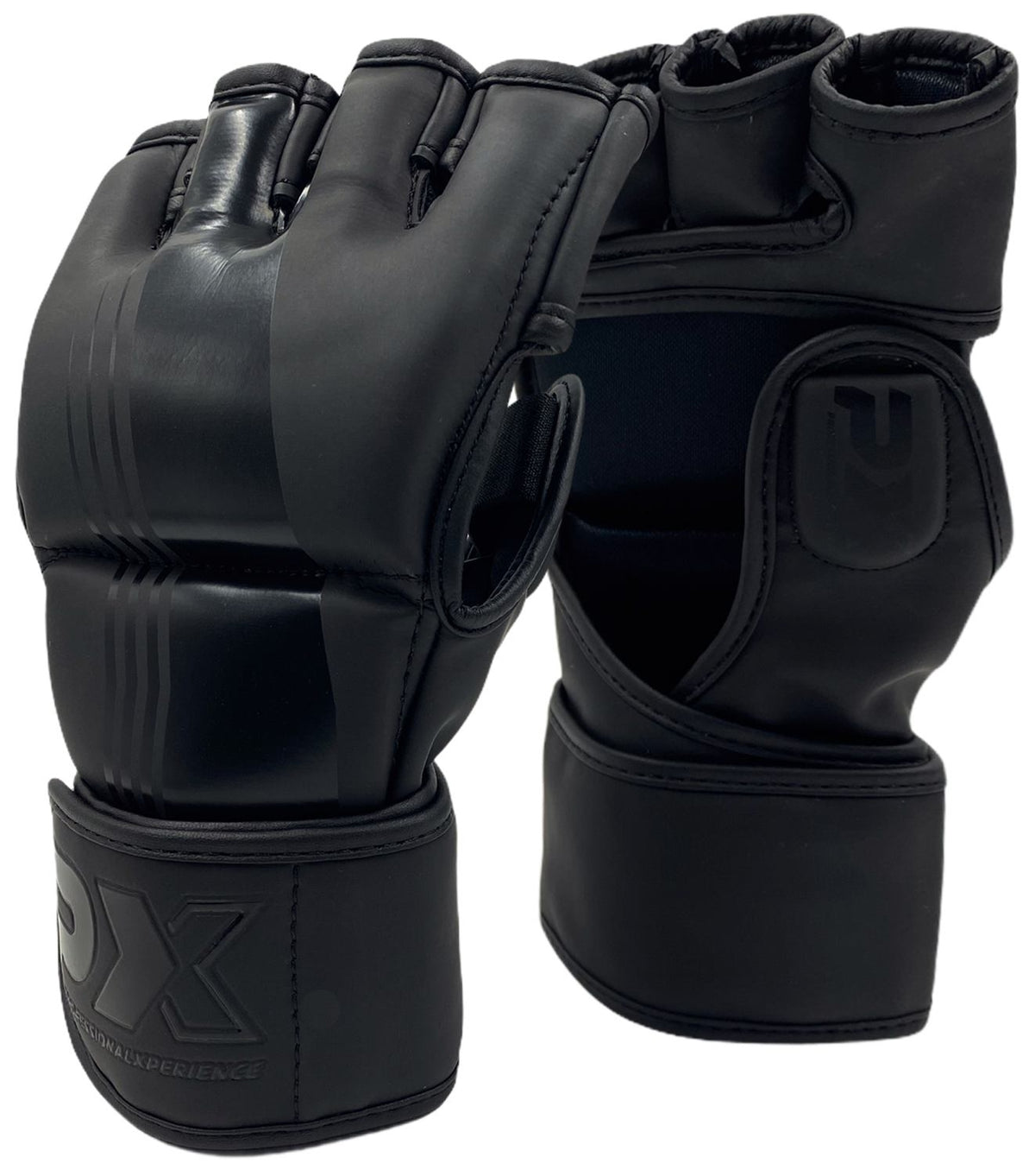 ProTech X-tra Handschutz, schwarz-schwarz PU, MMA Grappling