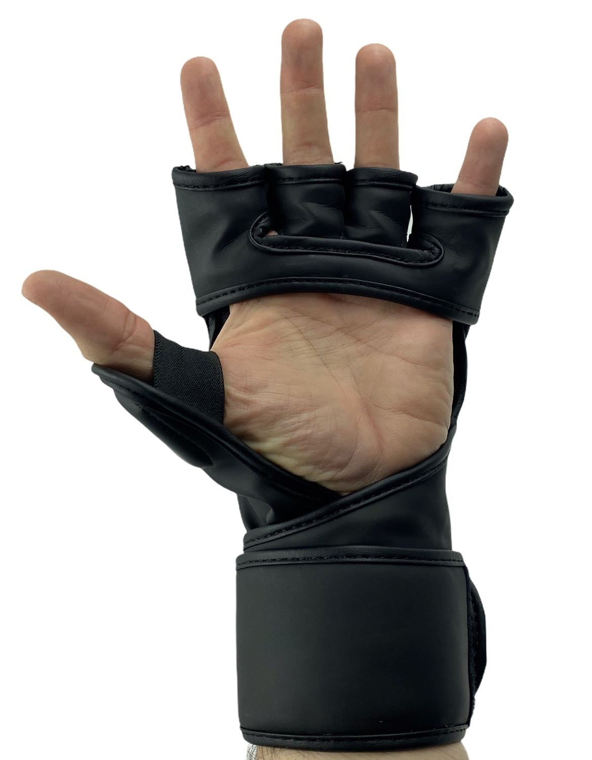 ProTech X-tra Handschutz, schwarz-schwarz PU, MMA Grappling