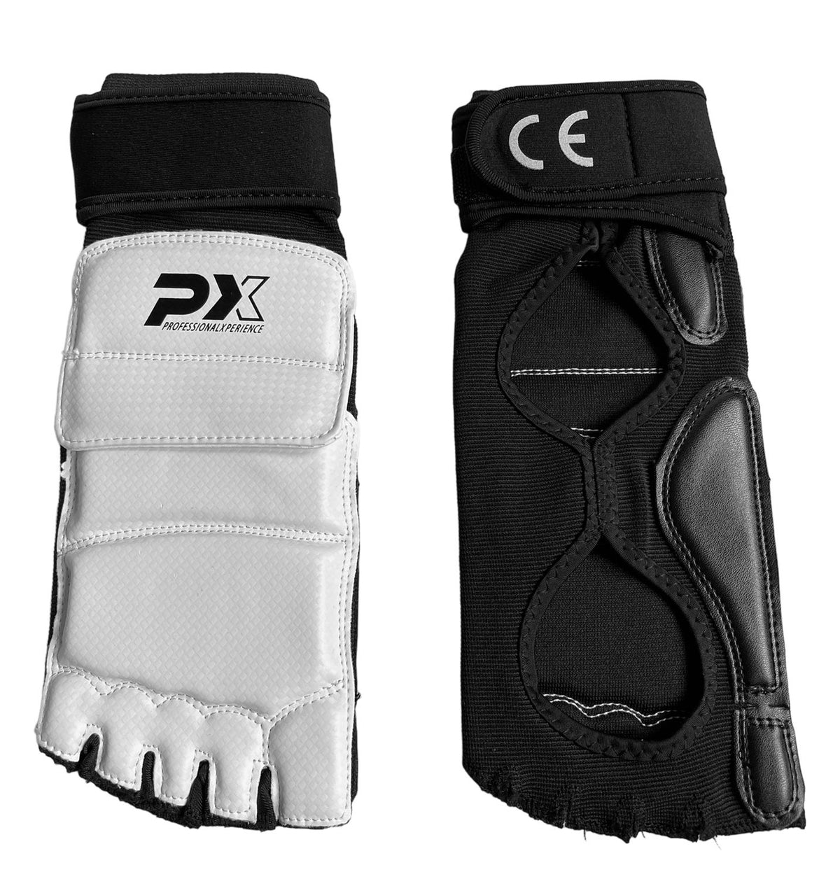 Taekwondo Fußschutz Spannbandage weiß