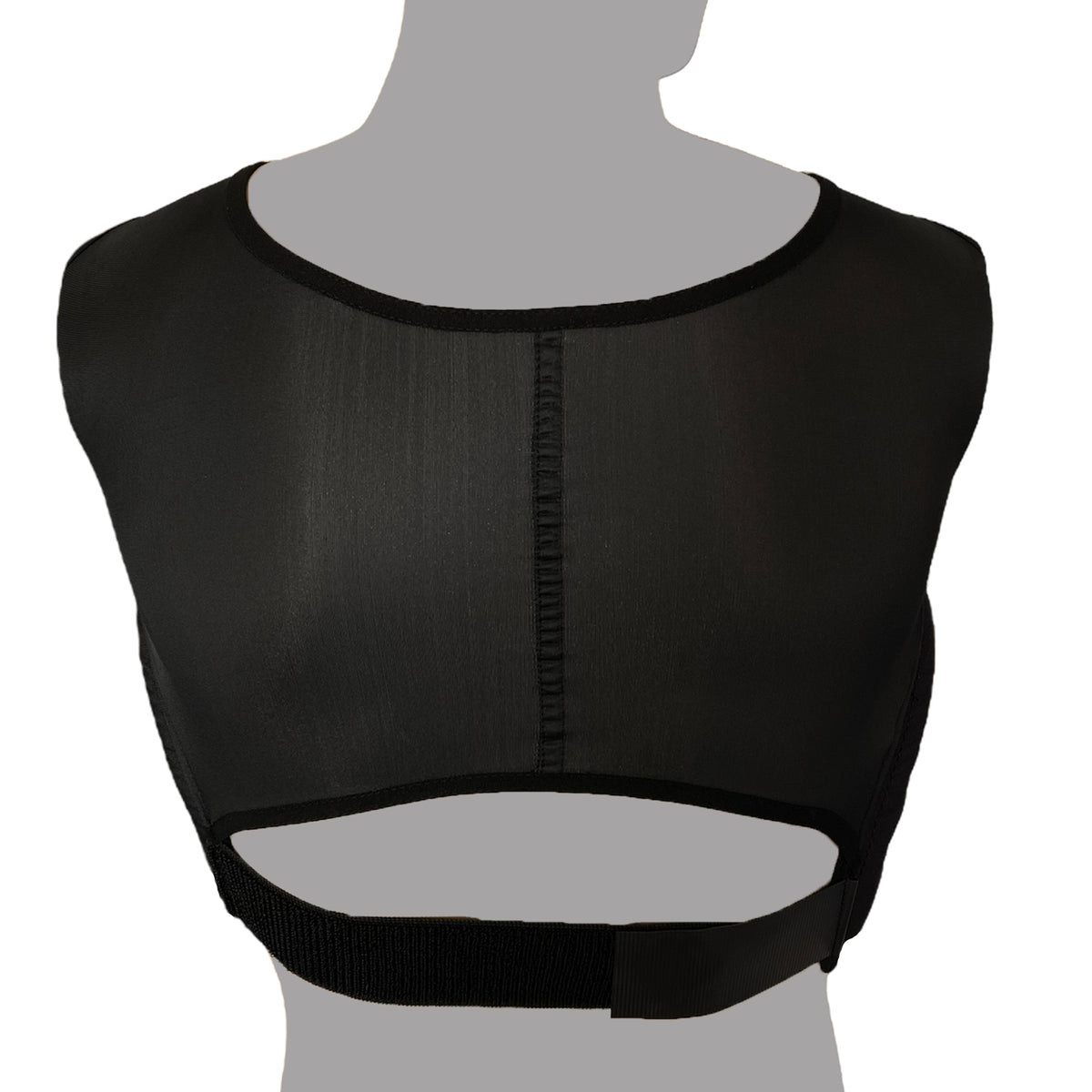 PX Schutzweste "Shadow Guard", schwarz ergonomische Passform – mit Klettverschluss