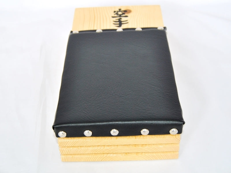 Wandmakiwara schwarz 28 x 15 cm - Kunstleder