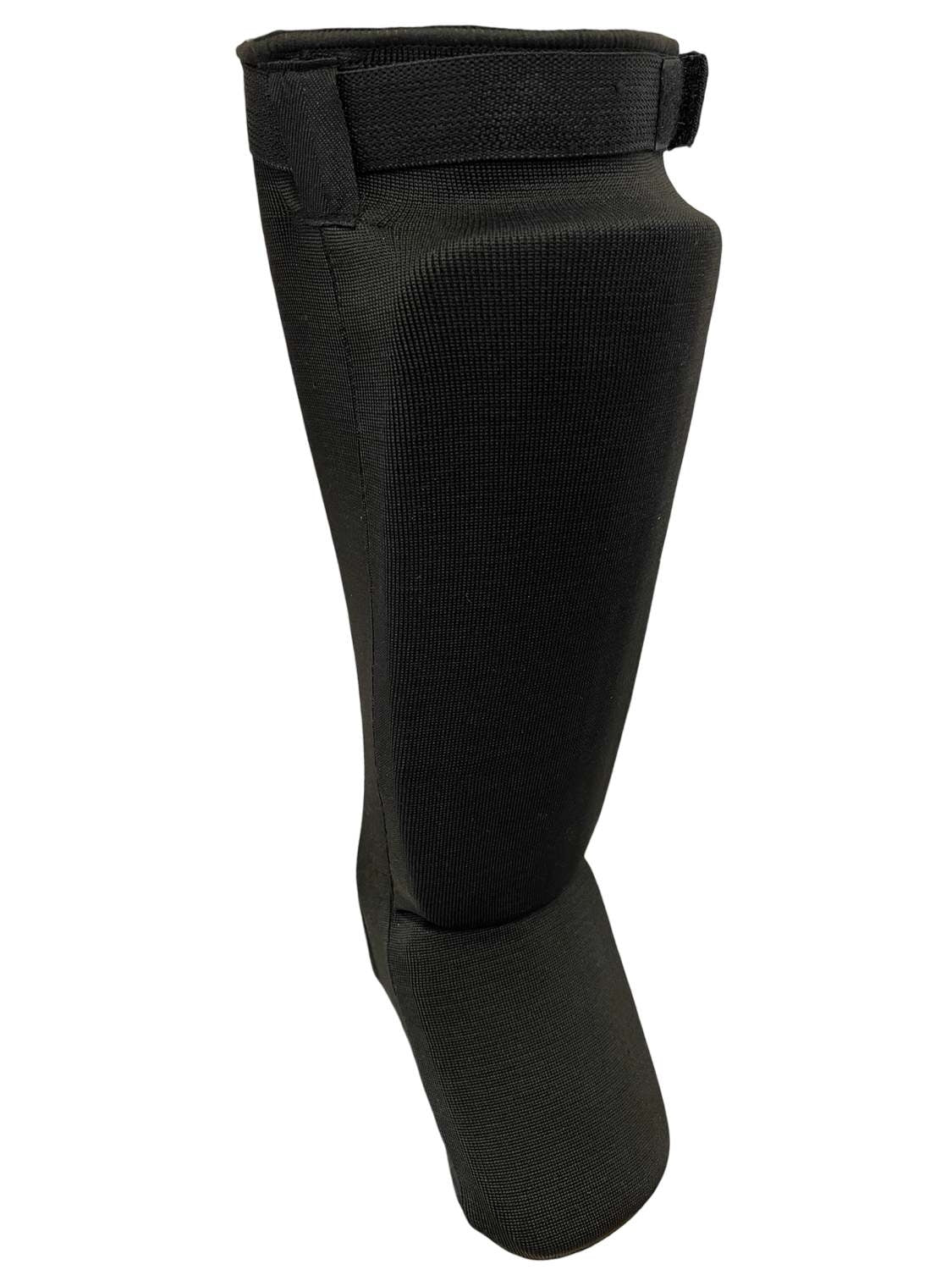Schienbein-Spannschoner schwarz - Stretch-Material mit Schutzpolsterung