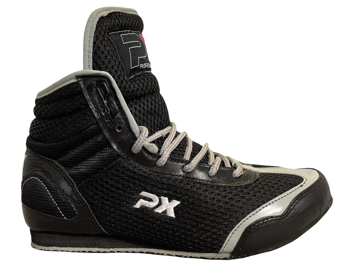 PX Box Schuhe, schwarz-grau mit Mesh