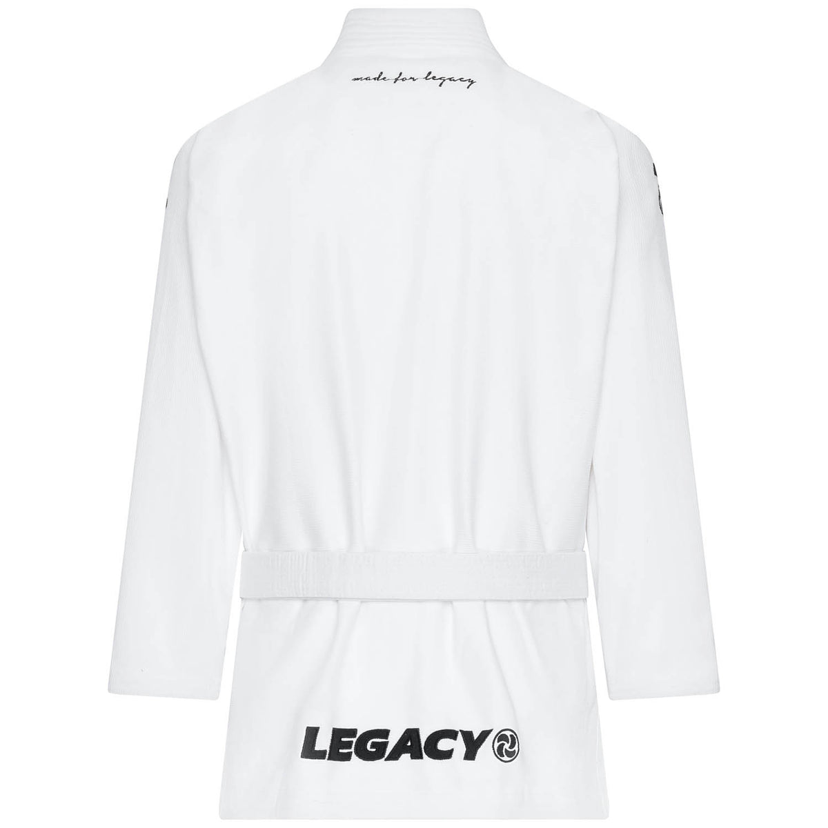 BJJ Anzug Legacy weiß - Brazilian Jiu Jitsu - Hose mit Schürbund, vorgewaschen