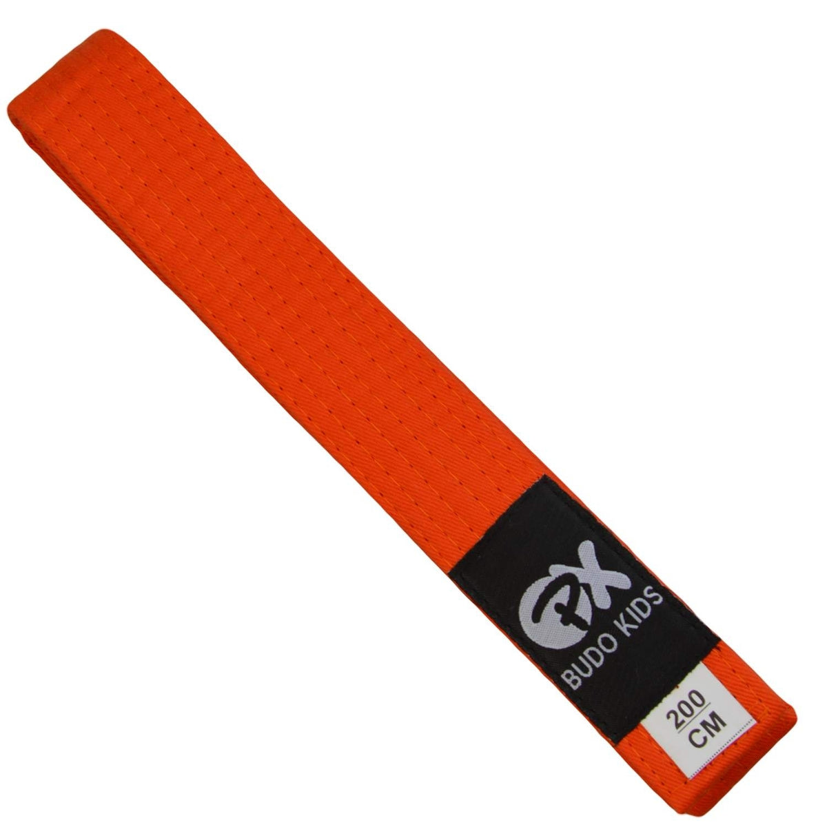 Kinder Softgürtel Orange - 3,5 cm Breit - Kampfsportgürtel aus Baumwolle