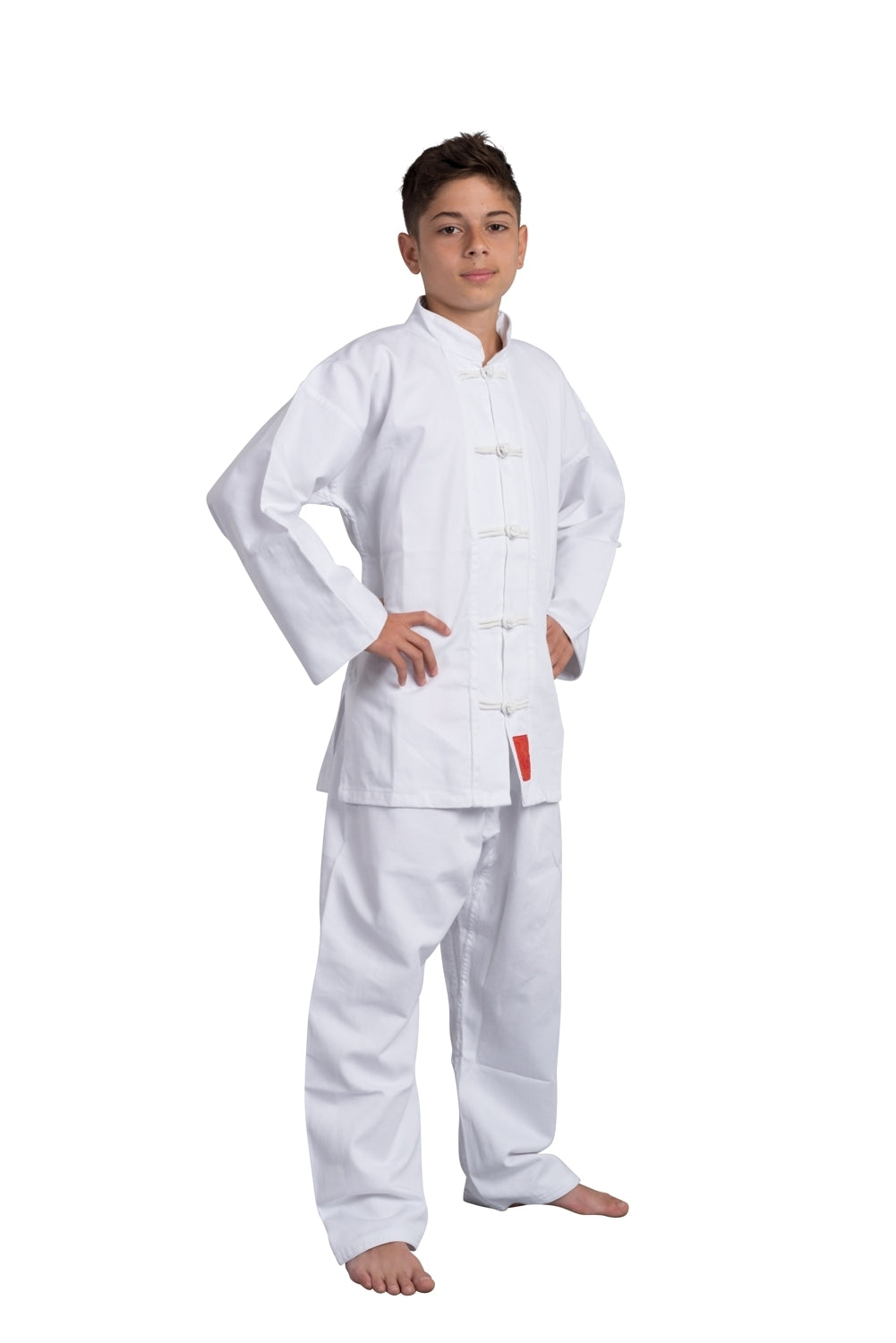 Kung Fu Anzug Shaolin weiß - Baumwolle