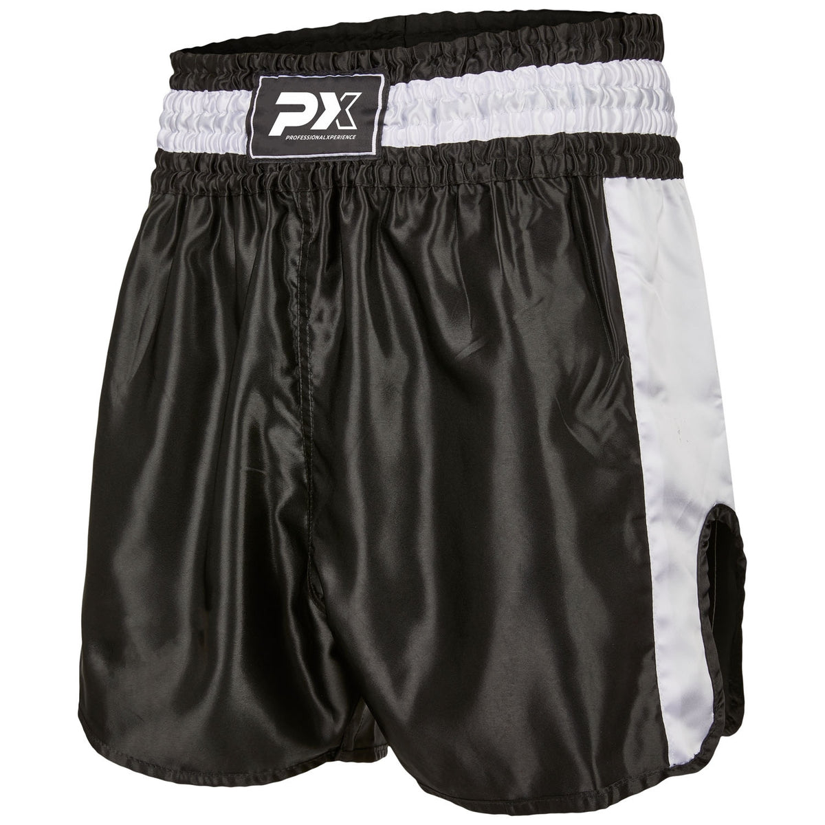 Muay Thai Shorts CONTENTER schwarz-weiß