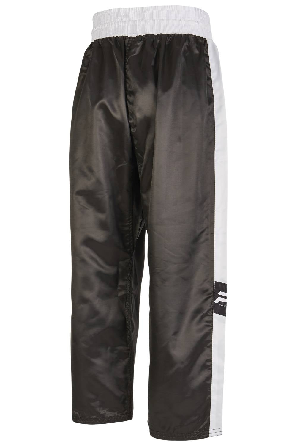 Satinhose TOPFIGHT, schwarz-weiß - Satin - mit Gummibund