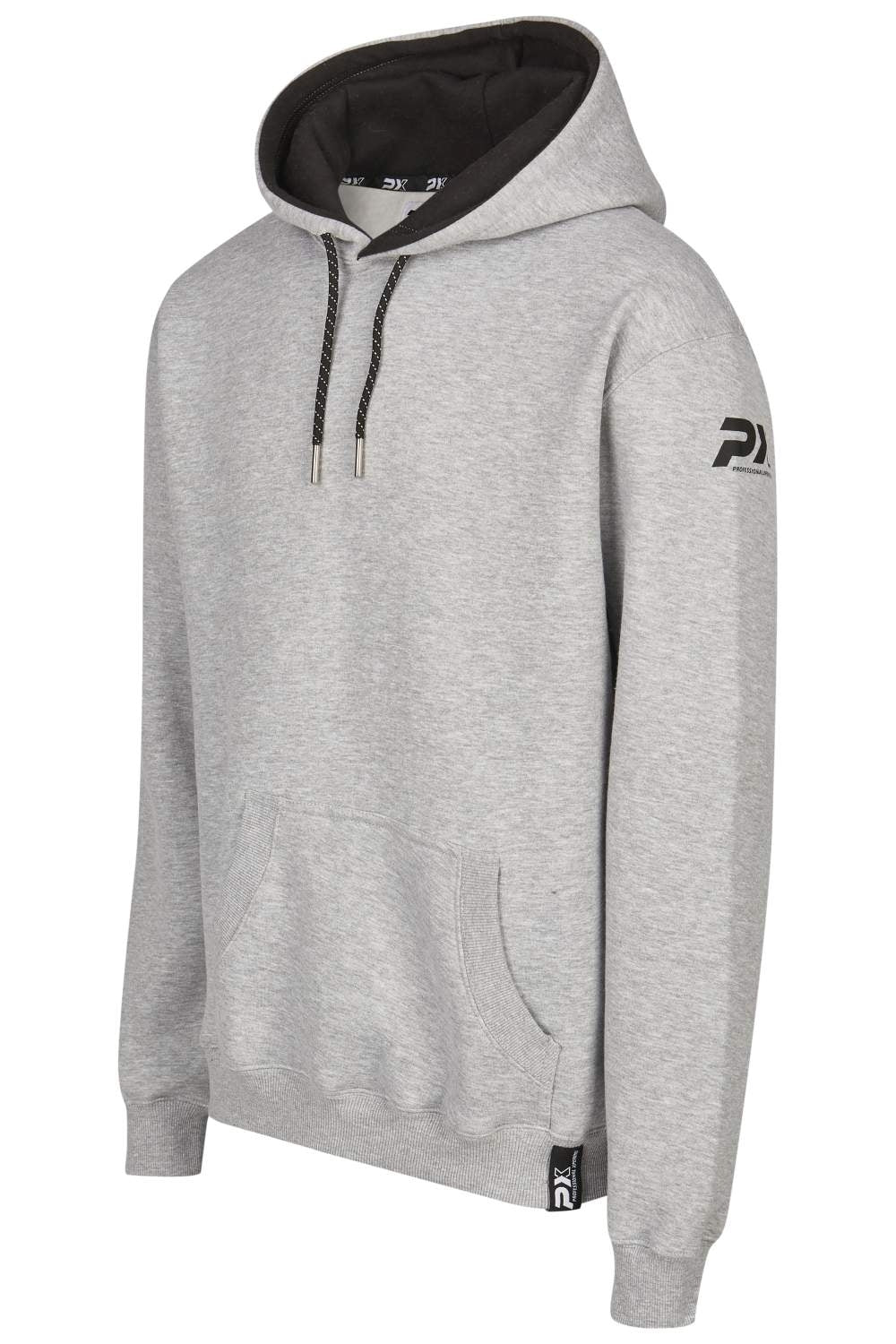 PX Hoodie grau-schwarz - Mischgewebe