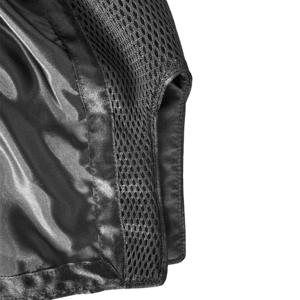 Muay Thai Shorts LEGACY schwarz mit Mesh