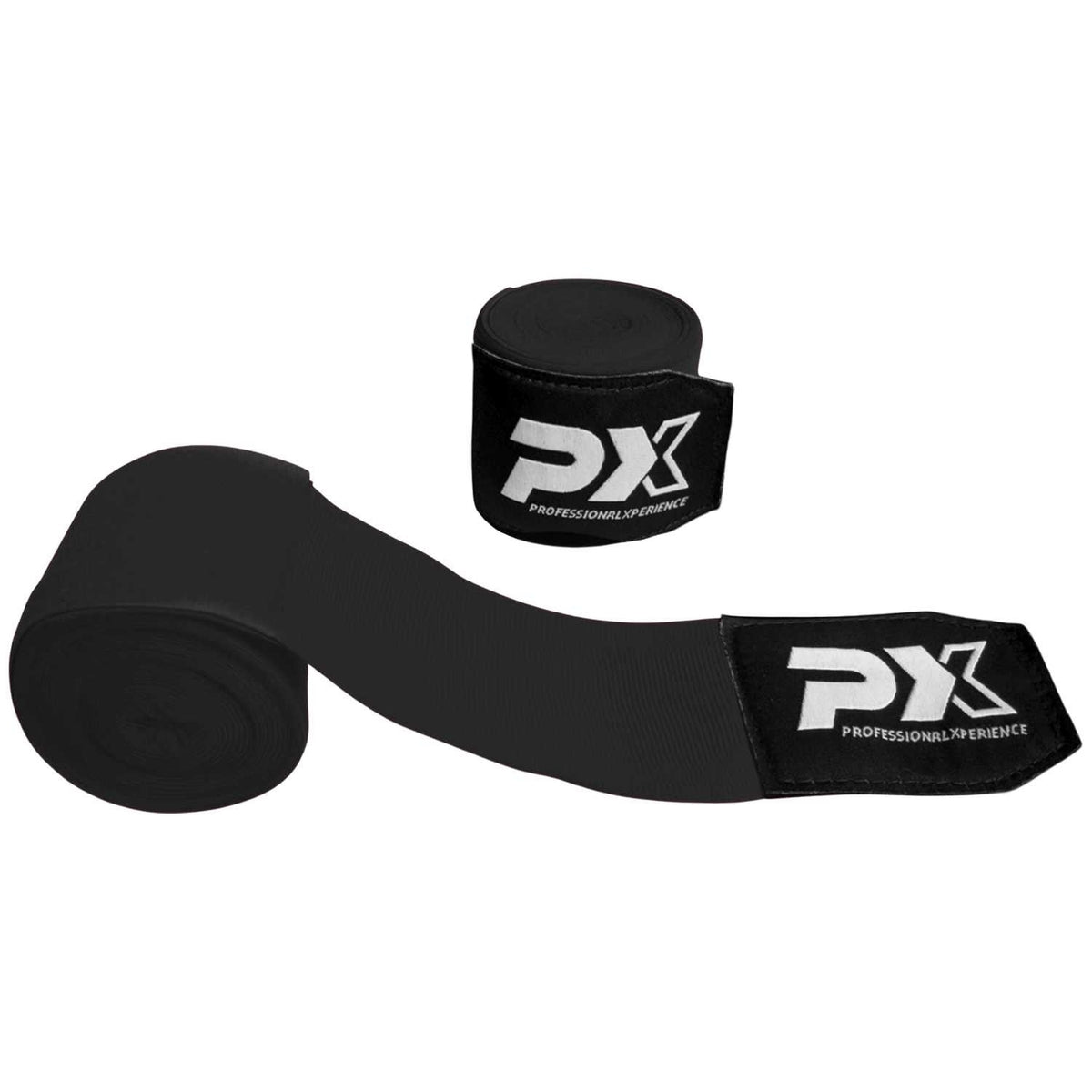 Boxbandagen schwarz 500 cm - Stretch-Stoffmaterial - Extra Lange Ausführung