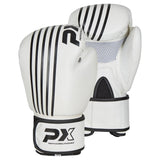 PX Boxhandschuhe SPARRING, PU weiß-schwarz - 8 bis 16 oz