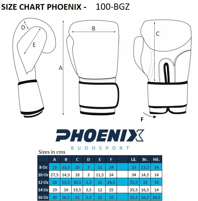 PX Boxhandschuhe SPARRING, PU weiß-schwarz - 8 bis 16 oz