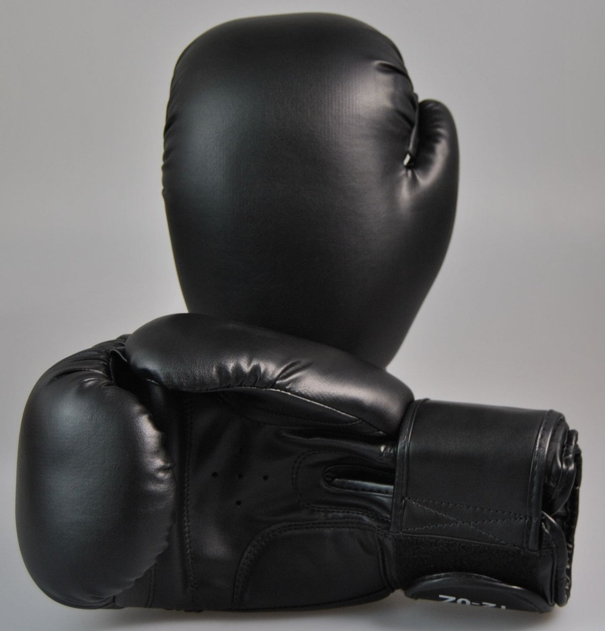 Boxhandschuhe PROFI schwarz - Echtleder - mit Klettverschluss - 8 bis 16 oz