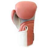 Kinder Boxhandschuhe pink-weiß - Kunstleder - mit Klettverschluss - 2 bis 8 oz