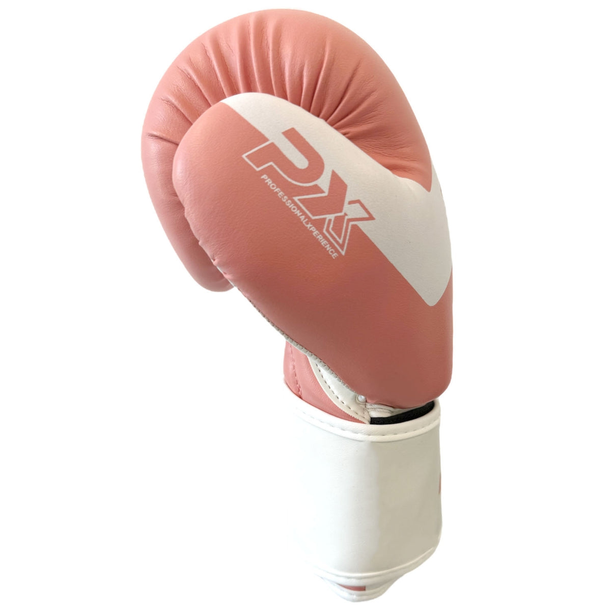 Kinder Boxhandschuhe pink-weiß - Kunstleder - mit Klettverschluss - 2 bis 8 oz