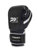 Boxhandschuhe LEGACY Pro Pure Combat Train schwarz - Echtleder - mit Klettverschluss - 8 bis 16 oz