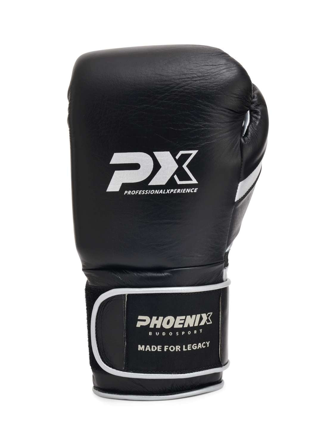 Boxhandschuhe LEGACY Pro Pure Combat Train schwarz - Echtleder - mit Klettverschluss - 8 bis 16 oz