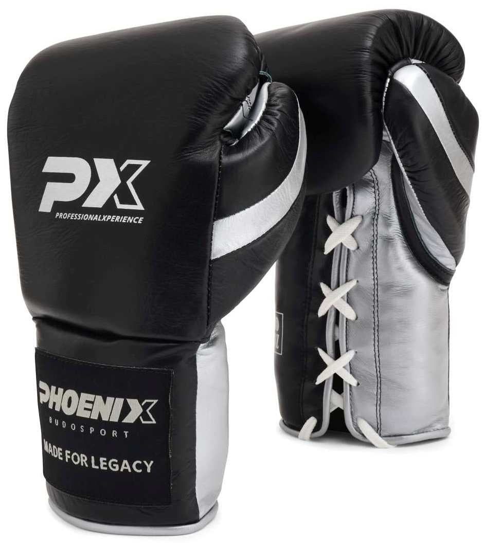 Boxhandschuhe LEGACY Pro Pure Combat Fight schwarz - Echtleder - 10 bis 16 oz