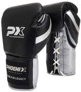 Boxhandschuhe LEGACY Pro Pure Combat Fight schwarz - Echtleder - 10 bis 16 oz