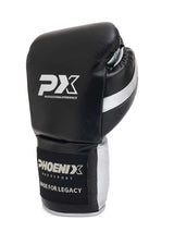 Boxhandschuhe LEGACY Pro Pure Combat Fight schwarz - Echtleder - 10 bis 16 oz