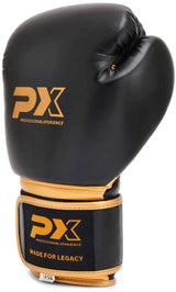 Boxhandschuhe LEGACY schwarz-gold - Kunstleder - 8 bis 16 oz