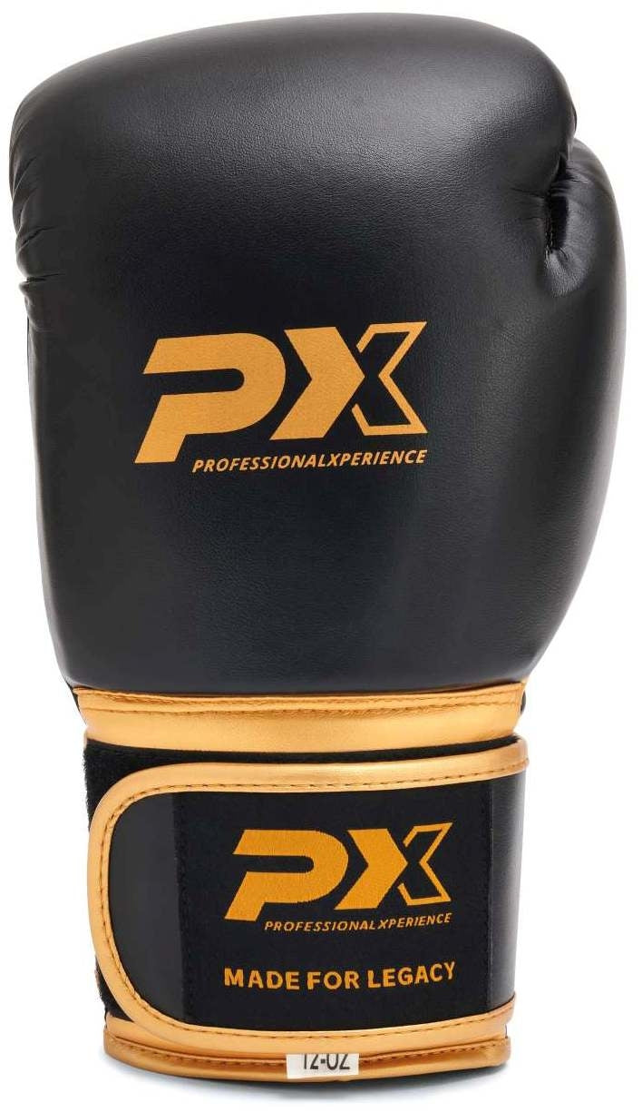 Boxhandschuhe LEGACY schwarz-gold - Kunstleder - 8 bis 16 oz