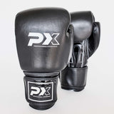 PX Boxhandschuhe Performance Leder schwarz - 10 bis 16 oz