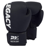Boxhandschuhe LEGACY 2 schwarz - Kunstleder - 8 bis 18 oz