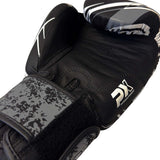 Boxhandschuhe LEGACY X schwarz-grau - Kunstleder - mit Klettverschluss - 8 bis 16 oz