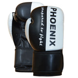 Boxhandschuhe Prepared to Fight schwarz-weiß - Kunstleder - 2 bis 16 oz
