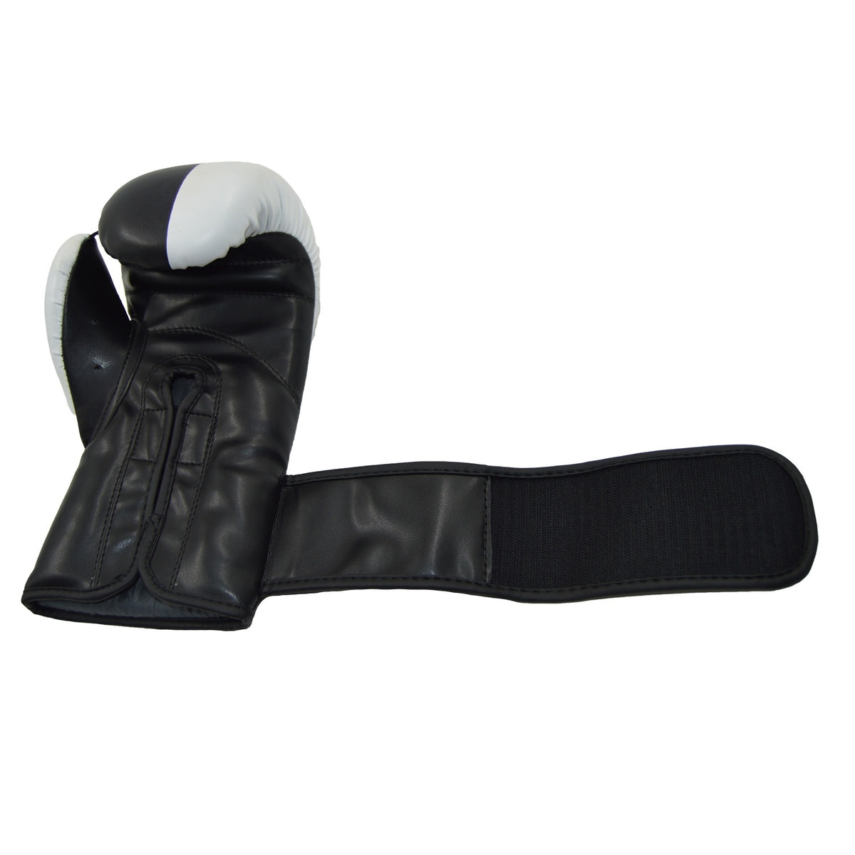 Boxhandschuhe Prepared to Fight schwarz-weiß - Kunstleder - 2 bis 16 oz