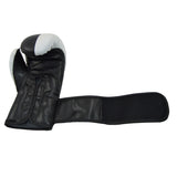 Boxhandschuhe Prepared to Fight schwarz-weiß - Kunstleder - 2 bis 16 oz