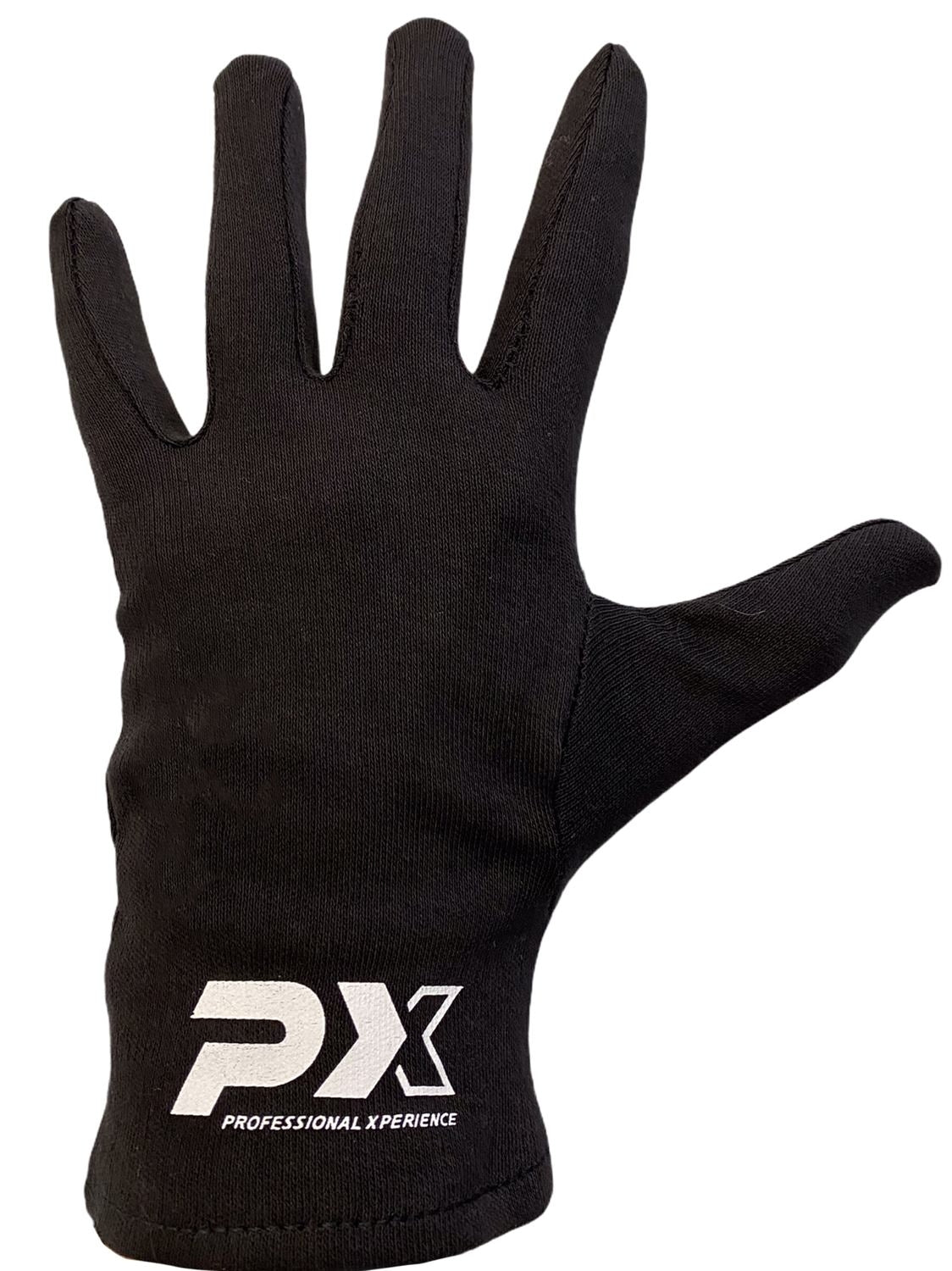 Box-Innenhandschuh mit Fingern schwarz - Baumwolle - Bandage für Boxhandschuhe