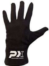 Box-Innenhandschuh mit Fingern schwarz - Baumwolle - Bandage für Boxhandschuhe