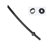 Bokken schwarz TPR 100 cm - aus Kunststoff inkl. Tsuba