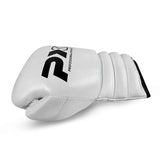 Boxhandschuhe Wettkampf weiß - Echtleder - 10 bis 16 oz