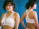 Damen Brustschutz Cool Guard (Top + Schalen) weiß - Karate, Kickboxen, Taekwondo