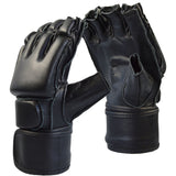 MMA Grappling Handschuhe Free-Fight Leder