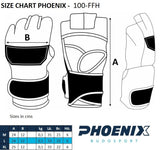 MMA Grappling Handschuhe Free-Fight Leder