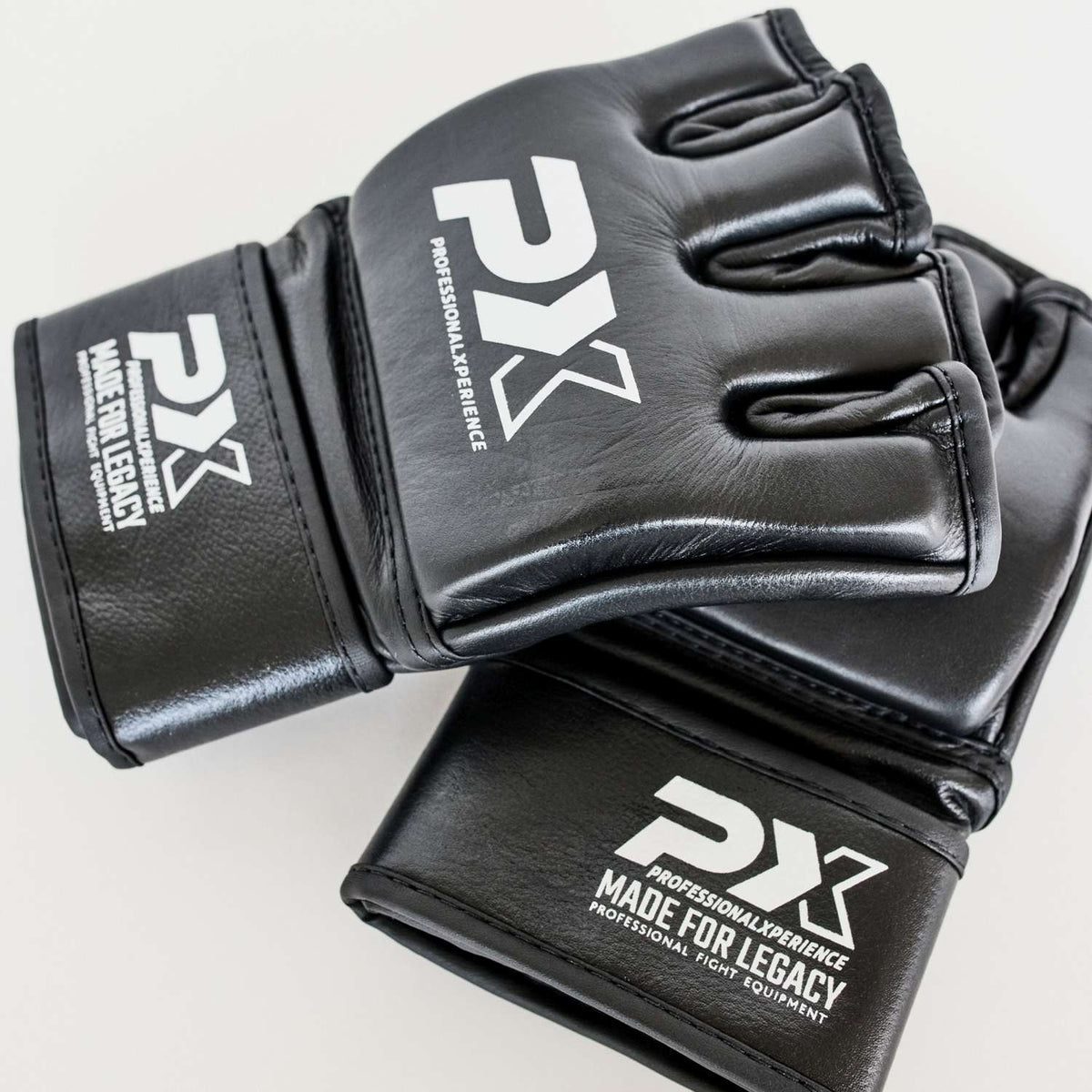 PX MMA Handschutz Pro Performance - Leder schwarz 4 oz