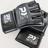 PX MMA Handschutz Pro Performance - Leder schwarz 4 oz