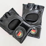 PX MMA Handschutz Pro Performance - Leder schwarz 4 oz