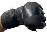 ProTech X-tra Handschutz, schwarz-schwarz PU, MMA Grappling