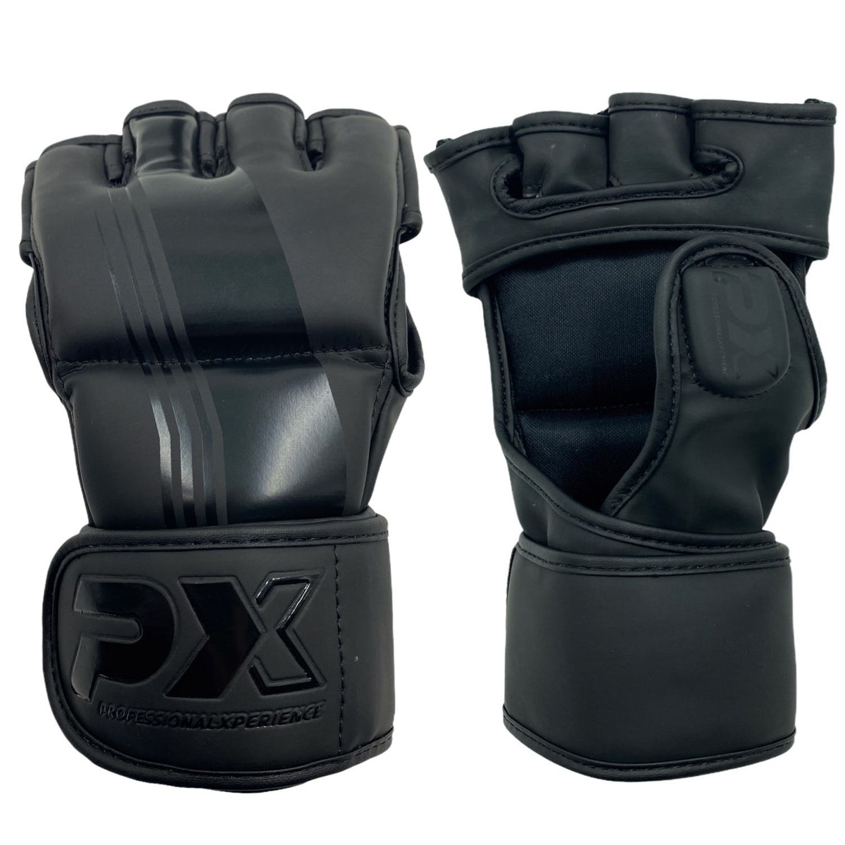 ProTech X-tra Handschutz, schwarz-schwarz PU, MMA Grappling